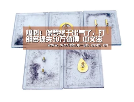 爆料!保罗终于出气了,打朗多损失50万值得_中文资讯(图3) 焦点比赛